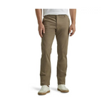 Lee Pantalón chino con frente plano y cintura flexible para hombre