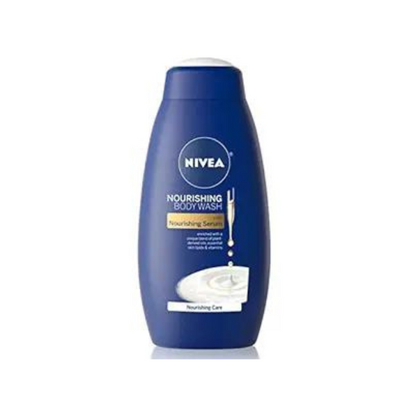 NIVEA Nourishing Care Body Wash con suero nutritivo (20 onzas líquidas)