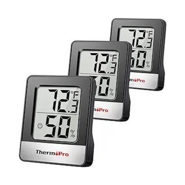 ThermoPro Pack of 3 Digital Hygrometer / Thermometers