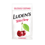 30-Count Luden's Wild Cherry Throat Drops