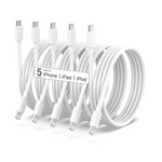 5 Pack 6FT iPhone Charger Cord