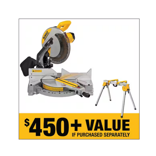 Dewalt 12 inch Miter Saw and Heavy Duty Work Stand DWS715 & DWX725B