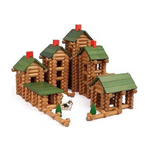 Wondertoys Juego de troncos de madera de 530 piezas