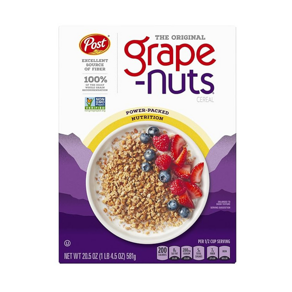 Cereal de desayuno con nueces y uvas de 20.5 onzas