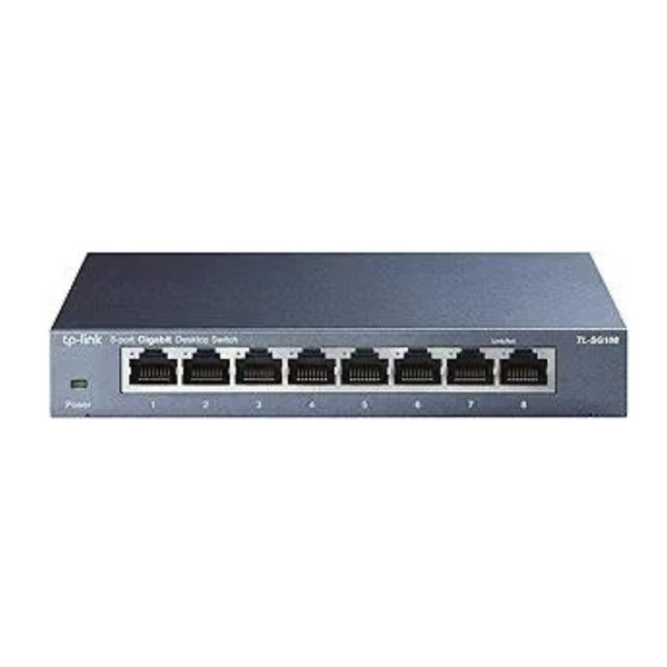 8-Port TP-Link Gigabit Unmanaged Ethernet Network Switch (TL-SG108)