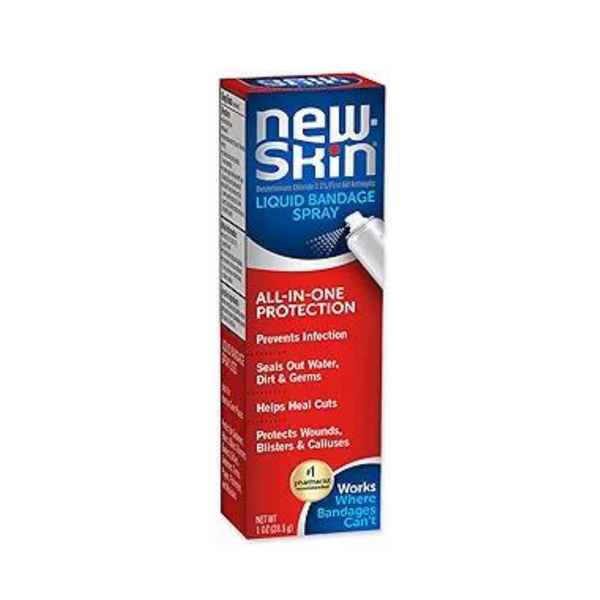 Spray de vendaje líquido NEW-SKIN de 1 oz para cortes y raspaduras menores