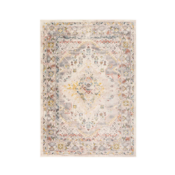 Surya Ankara Alfombra oriental con medallón para interiores de 7 x 9 pies (varios colores)