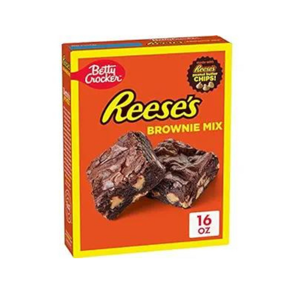 16 onzas. Mezcla de brownie premium con mantequilla de maní de Betty Crocker Reese