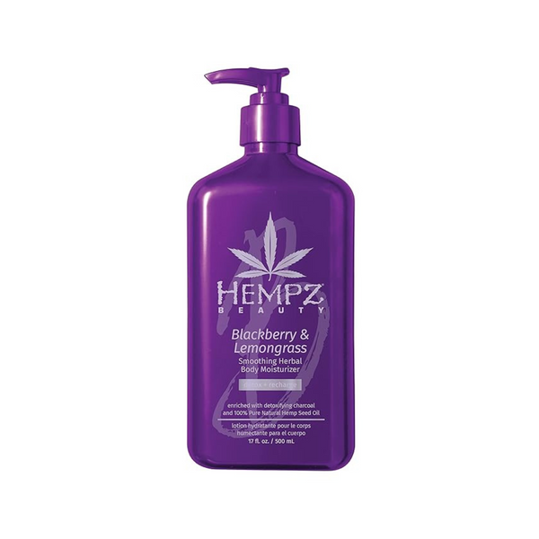 Hempz Blackberry &amp; Lemongrass Manteca de karité Hidratante para manos y cuerpo Botella de 17 oz