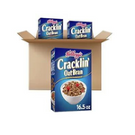 Paquete de 3 16.5 oz. Cereal de desayuno Cracklin' Oat Bran de Kellogg's (original)