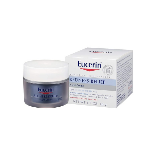 Eucerin Redness Relief Night Creme (1.7 oz Jar)