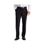 Kenneth Cole Reaction Pantalón elástico de ajuste moderno con frente plano para hombre