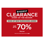 Save Up To 70% From Kohl's Clearance Sale!