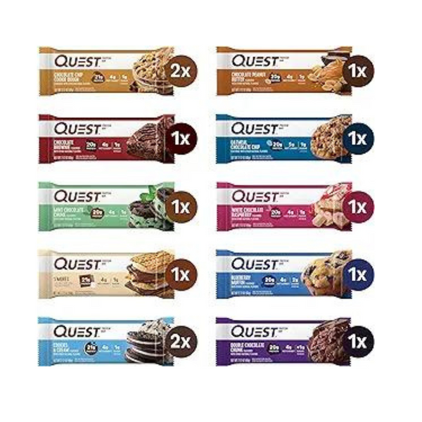 40% Off Quest Protein Bars and Chips: 12-Ct Ultimate Variety Pack Protein Bars