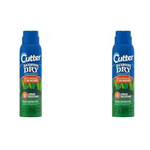 Cutter Backwoods Repelente de insectos secos, repelente de mosquitos, 25% DEET (4 onzas, paquete de 2)