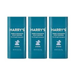 Paquete de 3 antitranspirantes extra fuertes Harry's para hombre de 2.5 oz (piedra)