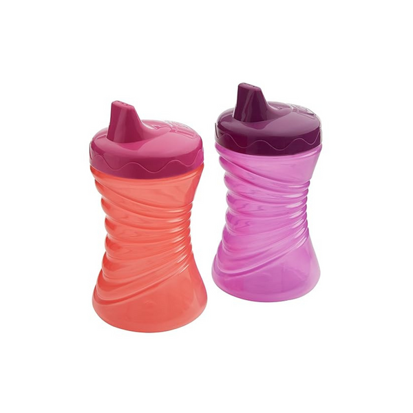 Gerber Graduates Fun Grips Hard Spout Sippy Cups (10-Ounce, 2 cups)