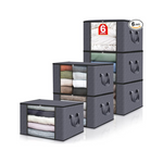 6 Pack Of Foldable Closet Storage Containers