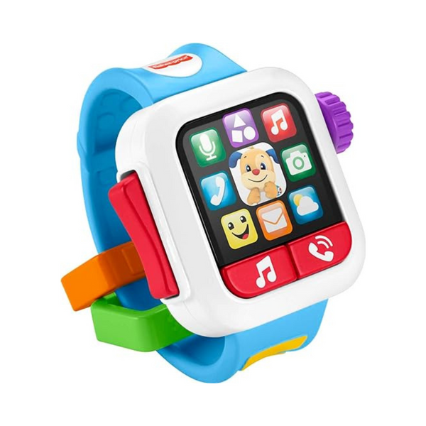 Fisher-Price Laugh &amp; Learn Juguete para bebés y niños pequeños Reloj inteligente Time To Learn