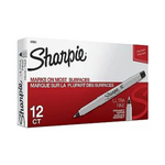 Sharpie Permanent Markers, Ultra Fine Point, Black, 12 Count