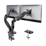 Soporte para monitor con soporte de resorte ajustable para monitor doble Huanuo (monitores de 13" - 30")