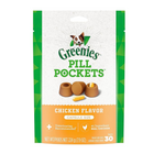 30 unidades de golosinas suaves para perros en tamaño cápsula Greenies Pill Pockets (sabor a pollo)