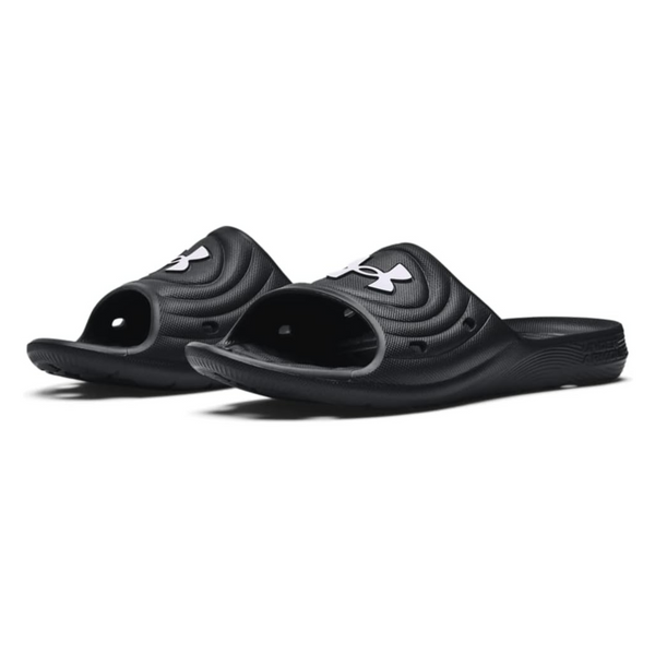 Sandalias Under Armour Locker IV Slide Hombre (Negro)