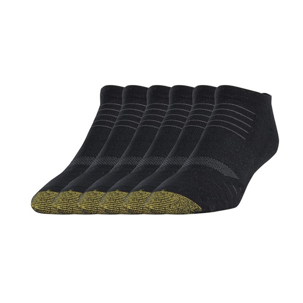 6 pares de calcetines técnicos invisibles GOLDTOE para hombre