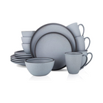 Stone Lain Tina Rustic Stoneware Reactive Glaze Dinnerware 16 Piece Set