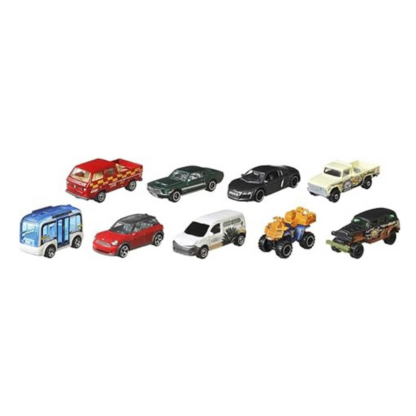 Colección de 9 coches o camiones de juguete Matchbox