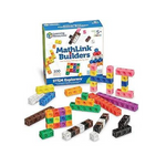 Learning Resources STEM Explorers 100-Pc MathLink Builders Activity Set