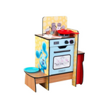 KidKraft Kids' ¡Las pistas de Blue y tú! Cocina de madera y cuaderno de juego Cooking-Up-Clues