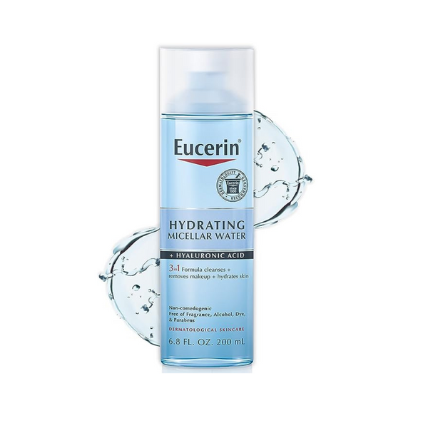 6.8-Oz Eucerin Hydrating 3-in-1 Micellar Water w/ Hyaluronic Acid