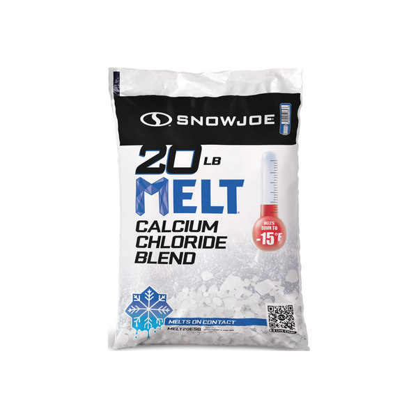 Mezcla para derretir hielo con cloruro de calcio Snow Joe, 20 libras