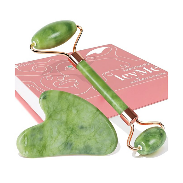 BAIMEI Gua Sha & Jade Roller Facial Tools Face Roller and Gua Sha Set