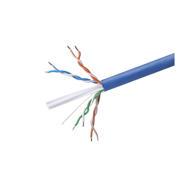 Cable Ethernet a granel Monoprice Cat6 de 500' (azul)