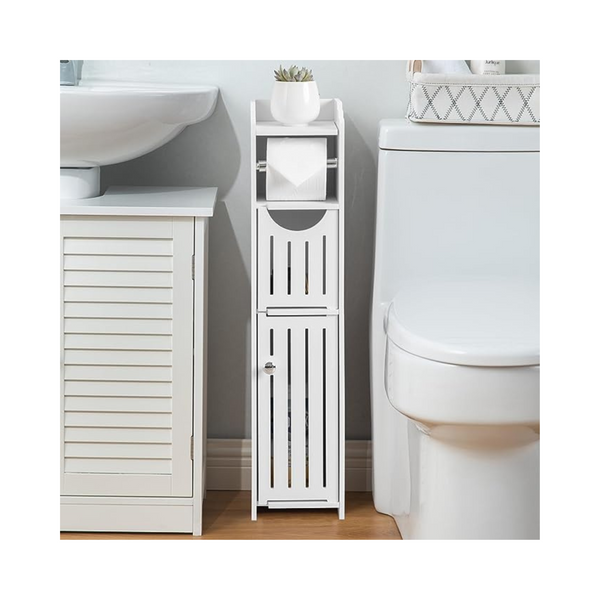 Gabinete de almacenamiento para baño - Portarrollos de papel higiénico