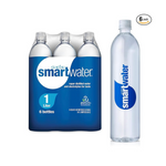 Paquete de 6 agua premium destilada al vapor Smartwater