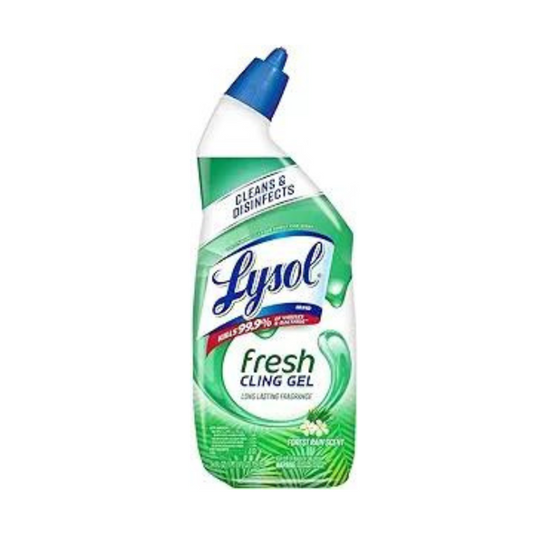 Lysol Toilet Bowl Cleaner Gel, Forest Rain Scent, 24oz