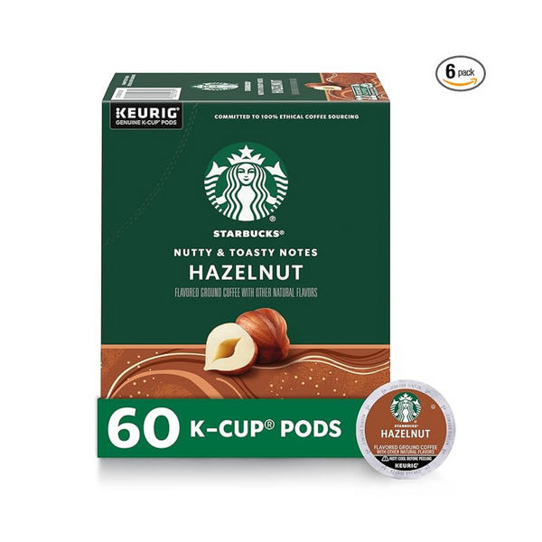 Starbucks Medium Roast K-Cups, avellana (60 vainas)