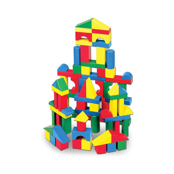 100 Piece Melissa & Doug Wooden Building Set