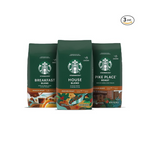 3 bolsas de café molido Starbucks, paquete variado de tostado medio, 100% arábica