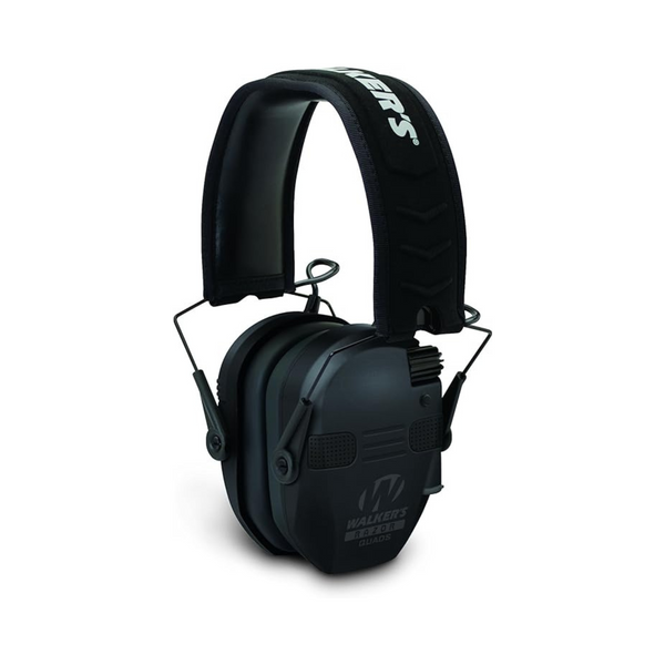 Walker's Razor Quad Electronic Muffs (Black, Non-Bluetooth)