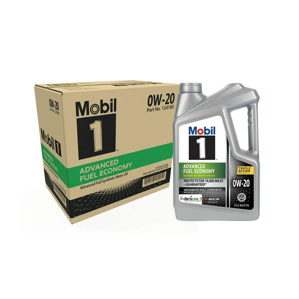 3-Pack 5-Qt. Mobil 1 Advanced Fuel Economy Full Synthetic Motor Oil (0W-20)