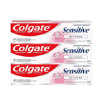 Pack de 3 pastas de dientes blanqueadoras Colgate para dientes sensibles