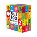 First 100 Board Book Box Set (3 books)