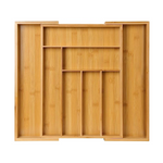 Pipishell Bamboo Expandable Drawer Organizer