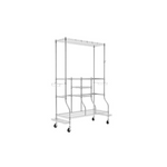 SafeRacks Rolling Golf Equipment Storage Rack w/ Steel Wire Shelves