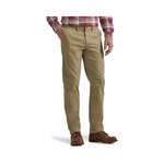 Lee Pantalón chino con frente plano y cintura flexible Motion para hombre (caqui o negro)