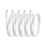 5 cables USB C de 6 pies